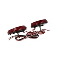 Kit 2 Fanali Posteriori A Led Rosso Per Nissan Qashqai Toyota Sienna Corolla Scion XB IQ Sostituzione Riflettore Catarifrangente Originale
