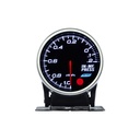 Vacuometro Vuotometro Analogico Pressione Vuoto BAR IN-MF Press Vacuum Gauge 52mm 12V Auto Doppio Ingresso Alimentazione 10 Colori