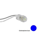 Modulo Bottone LED Da Incasso 1 SMD 5050 Colore Blue 12V IP68 120 Gradi SKU-5139