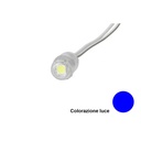 Modulo Bottone LED Da Incasso 1 SMD 5050 Colore Blue 12V IP68 120 Gradi SKU-5139
