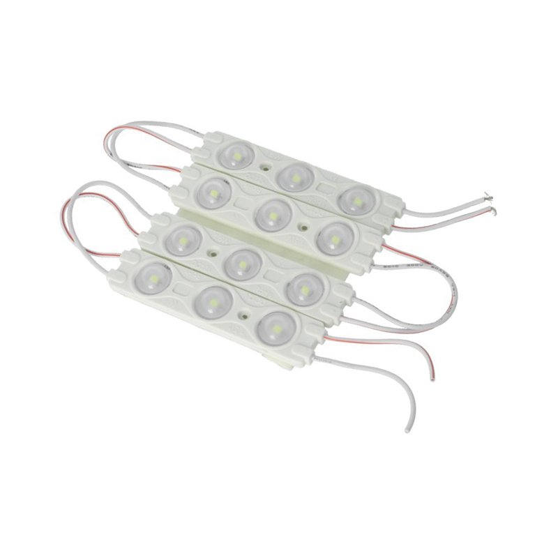 Modulo Mattone LED 3 SMD 2835 Bianco Caldo 12V IP67 Con Lente Ingrandimento 160 Gradi SKU-5124