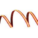 Bobina Striscia Striscia LED RGBCW COB910 24V, 18W/M, Dimmerabile PWM, Tagliabile ogni 3,85cm IP20, Luce RGB CCT 2700K-6500K, CRI>90, CE, Durata 30000 Ore MS32027