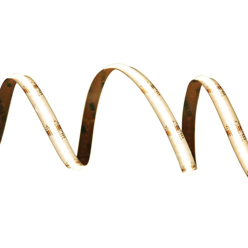 Bobina Striscia Striscia LED RGBCW COB910 24V, 18W/M, Dimmerabile PWM, Tagliabile ogni 3,85cm IP20, Luce RGB CCT 2700K-6500K, CRI>90, CE, Durata 30000 Ore MS32027