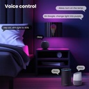 Lampadina Matter LED Wifi Smart Multicolore RGB Dimmerabile E27 9W 806Lm App Compatibile con Amazon Alexa e Google Home