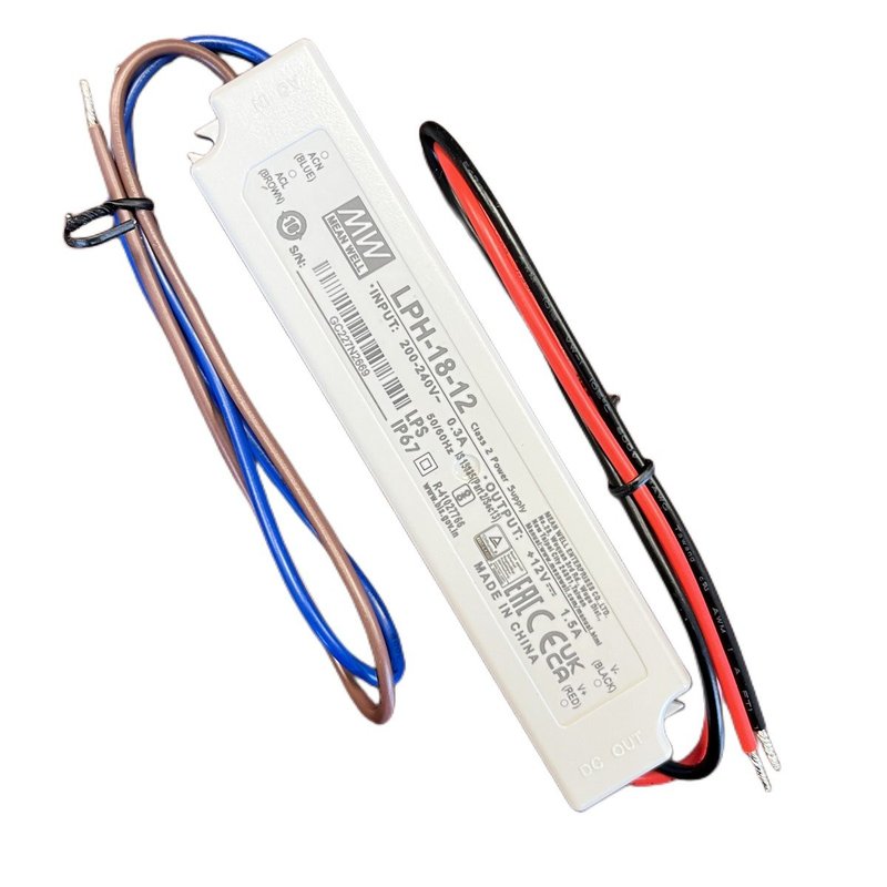 LPH-18-12 Alimentatore 18W 12V 1,5A IP67