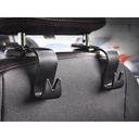 4 PZ Gancio Per Poggiatesta Sedile Anteriore e Postiore Auto Appendiabiti Porta Borsa Sacco Spazzatura Fino a 10KG