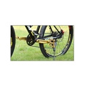 Cavalletto per Bici Montaggio sul Telaio Altezza 38cm Robusto e Antiscivolo