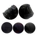Cuffia Leva Cambio Universale in Pelle Nera con Cuciture Colorate per Cambio Manuale - 190x250 mm