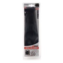 Cuffia Leva Cambio Universale in Pelle Nera con Cuciture Colorate per Cambio Manuale - 190x250 mm