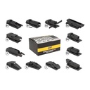 Kit 12 Attacchi Connettori Adattatori Raccordi Per Spazzole Tergicristallo CARALL S985 Flat e T191 Ibrida Flat e T191 Ibrida