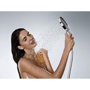 Cornetta Soffione Doccia Grande 11cm Con 1 Getto Alta Pressione Tondo Con Interruttore On Off