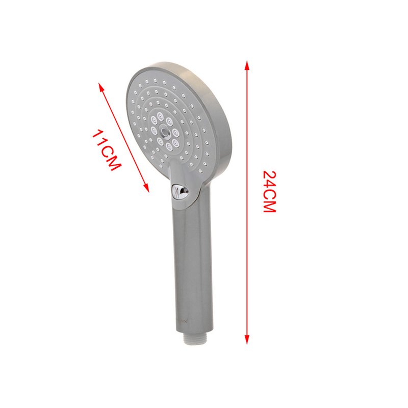 Cornetta Soffione Doccia Grande 11cm Con 1 Getto Alta Pressione Tondo Con Interruttore On Off