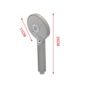Cornetta Soffione Doccia Grande 11cm Con 1 Getto Alta Pressione Tondo Con Interruttore On Off