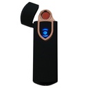 Accendino Elettrico Dual Face USB Ricaricabile Antivento Senza Fiamma Colore Nero Opale