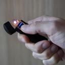Accendino Elettrico Dual Face USB Ricaricabile Antivento Senza Fiamma Colore Nero Opale