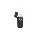 Accendino Elettrico Dual Face USB Ricaricabile Antivento Senza Fiamma Colore Nero Opale
