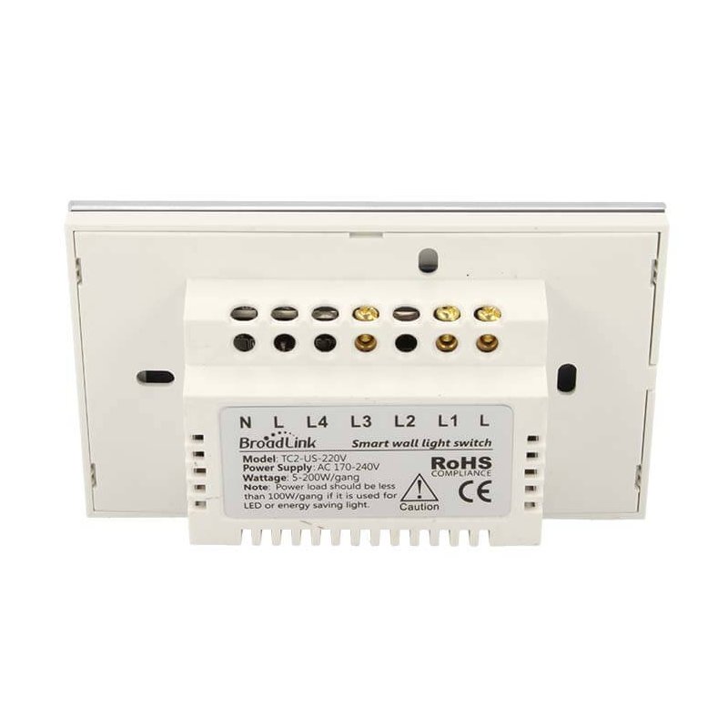 Touch Panel Controller Interruttore Smart Home Domotico Per Scatola 503 Con 2 Posizioni Wireless Design Moderno