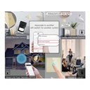 Interruttore Wifi Da Parete 86X86 Pannello Touch 1 Tasto Colore Oro WiFi + RF 433 Compatibile con Amazon Alexa e Google Home