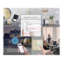 Interruttore Wifi Da Parete 86X86 Pannello Touch 3 Tasti Colore Oro WiFi + RF 433 Compatibile con Amazon Alexa e Google Home