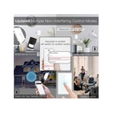 Interruttore Wifi Da Parete Pannello Touch 1 Tasto Colore Bianco WiFi + RF 433 Compatibile con Amazon Alexa e Google Home