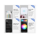 Mini ZigBee Controller 12V 24V 5 In 1 Per Striscia Led Da Mono Colore Fino a 5 Canali Con Philips HUE 3.0 e Amazon Alexa Echo (4ª generazione) o Echo Studio