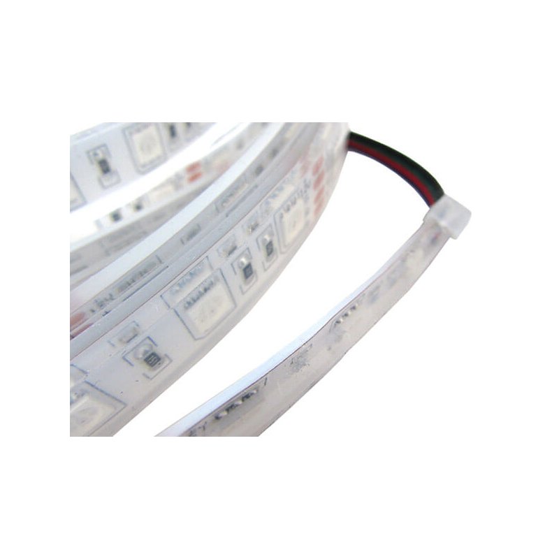 Striscia Strip Bobina Led Impermeabile IP68 Colore RGB Con 300 Smd 5050 5 Metri