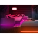 Bobina 100M Striscia Led 220V RGB IP65 Passo 10mm 9W/M Tagliabile 100cm 60 smd 5050/m