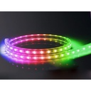 Bobina 100M Striscia Led 220V RGB IP65 Passo 10mm 9W/M Tagliabile 100cm 60 smd 5050/m