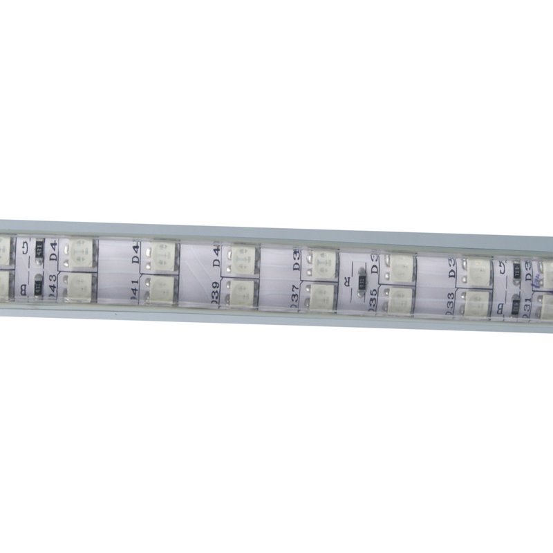 Bobina 100M Striscia Led 220V RGB IP65 Passo 12mm 12W/M Tagliabile 100cm Doppia Fila 120 smd 5050/m