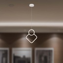 Lampadario LED a Sospensione 12W dal Design Moderno 28*196cm Colore Bianco 3000K SKU-15000