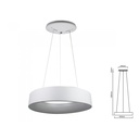 Lampada Led A Sospensione Moderno Circolare Colore Bianco Diametro 450mm 25W 3000K Dimmerabile SKU-3992