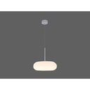 Lampada Led A Sospensione Moderna Rotonda Colore Bianco Diametro 500mm 40W 3000K Dimmerabile Triac SKU-40031