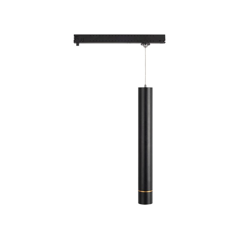 Lampada Led A Sospensione A Cilindro 5W Colore Nero Luce Caldo 2700K Angolo 30 Gradi CRI 90