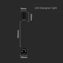 Lampadario LED a Sospensione 8.5W 850lm a Forma di Campana Colore Nero D120mm 3000K SKU-7998
