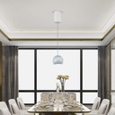 Lampadario LED a Sospensione 8.5W 850lm a Forma di Campana Colore Bianco D120mm 3000K SKU-7999