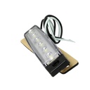 10 Pezzi Fanali Laterali Led 24V 12V Colore Bianco Freddo Per Luce Ingombro Cortesia Targa Cupola Cappa Camion Rimorchio Caravan Furgone