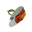 10 Pezzi Fanali Laterali Led 24V 12V Arancione Per Luci Ingombro Cortesia Targa Cupola Cappa Camper Trattore Autocarro Barca