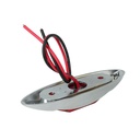 10 Pezzi Fanali Laterali Led 24V 12V Colore Rosso Per Luci Ingombro Cortesia Targa Cupola Cappa Camper Trattore Autocarro Barca
