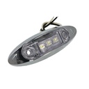 10 Pezzi Fanali Laterali Led 24V 12V Bianco Freddo Per Luci Ingombro Cortesia Targa Cupola Cappa Camper Trattore Autocarro Barca