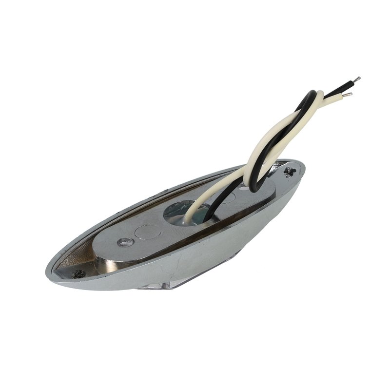 10 Pezzi Fanali Laterali Led 24V 12V Bianco Freddo Per Luci Ingombro Cortesia Targa Cupola Cappa Camper Trattore Autocarro Barca