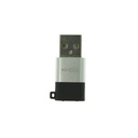 Adattatore Da USB Type C Femmina a USB-A Maschio Con Portachiave Incluso