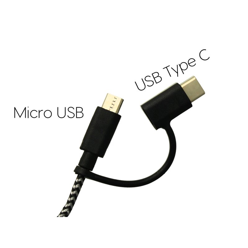 Adattatore Da USB Type C e Micro USB A HDMI HDTV Cavo 2 Metri Per Smartphone Android A TV Monitor Proiettore