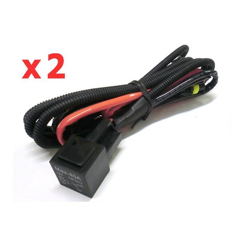 Cablaggio Rele Relay 12V 40A Stabilizzatore Corrente Per Lampada Xenon H1 Tremolio Sfarfallio