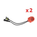 Portalampada Adattatore Per Lampada Xenon D2S D2R D2C Super Slim Piatto