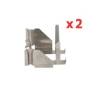 Portalampada Xenon Ford Mondeo CHIA-X Freelander II  Focus Opel Corsa H7 Anabbagliante Mod. Metallico