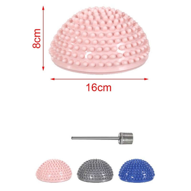Semisfera Riccio Pedana Equilibrio Di Yoga Ginnastica Diametro 165mm Colore Assortito