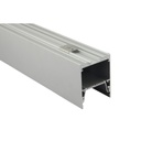 2 Metri Profilo Alluminio Moderno Colore Bianco Per Fare Plafoniera Led Lineare