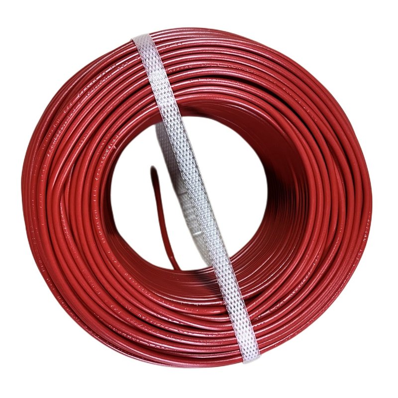 100mt Cavo Elettrico FS17 450/750V Unipolare 1X2.5mm Colore Rosso Made In Italy