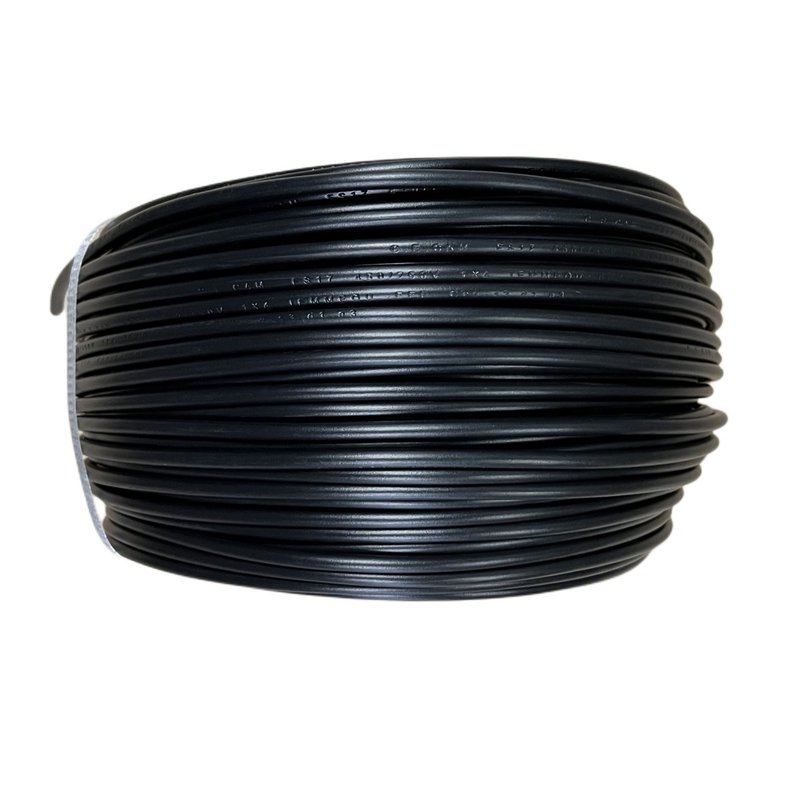 100mt Cavo Elettrico FS17 450/750V Unipolare 1X4mm Colore Nero Made In Italy