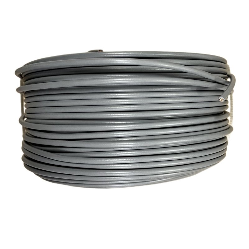 100mt Cavo Elettrico FS17 450/750V Unipolare 1X4mm Colore Grigio Made In Italy